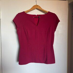 White House Black Market pink fitted top